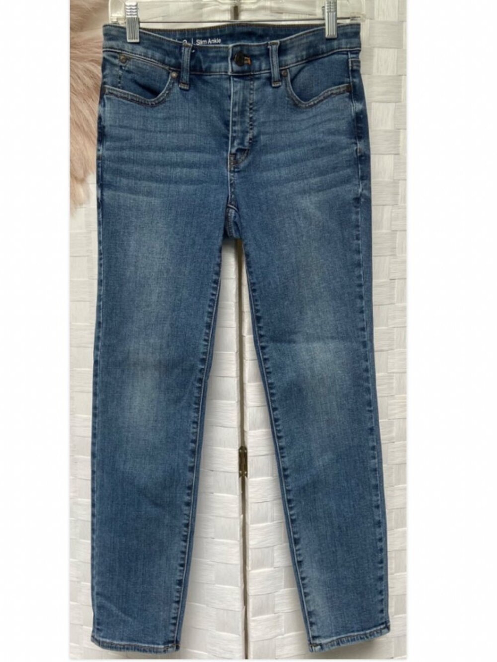 Talbots Falwless Skinny Ankle Blue Jeans Size 2